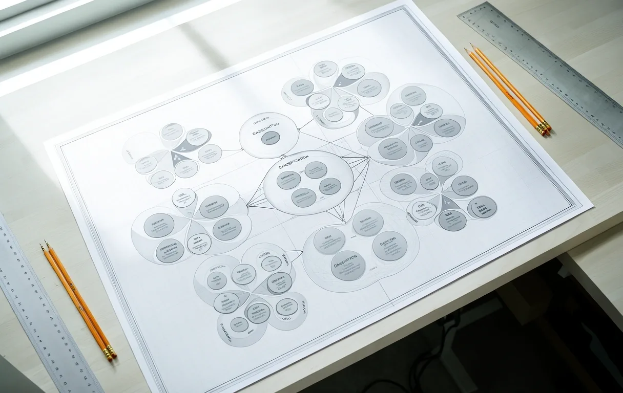 Technical blueprint backdrop